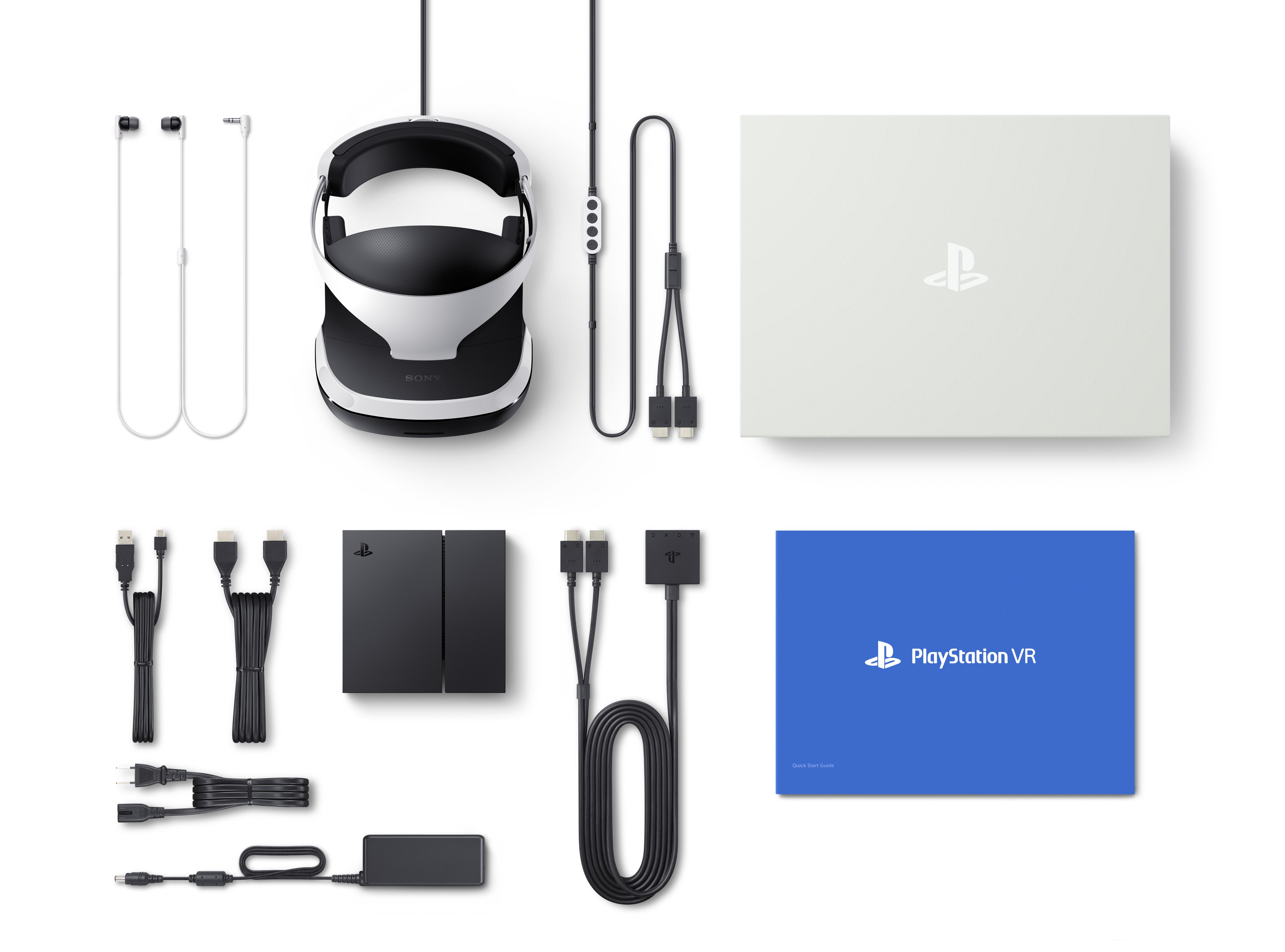 PS VR box contents